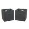 2 Pack Household Essentials 13" Fabric Storage Bins